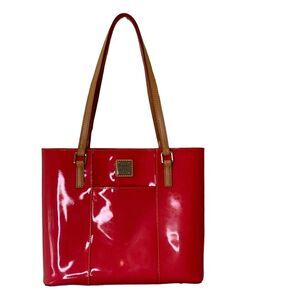 Dooney & Bourke Bubble Gum  Patent Leather Lexington Shopper Tote NWT